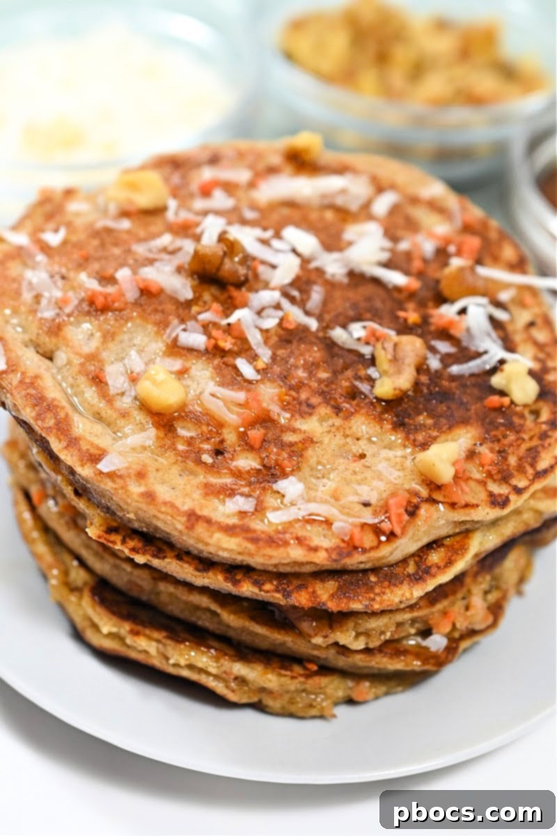 Keto Carrot Pancakes