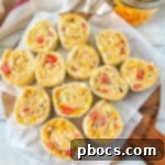 Low-Carb Chicken Taco Pinwheels