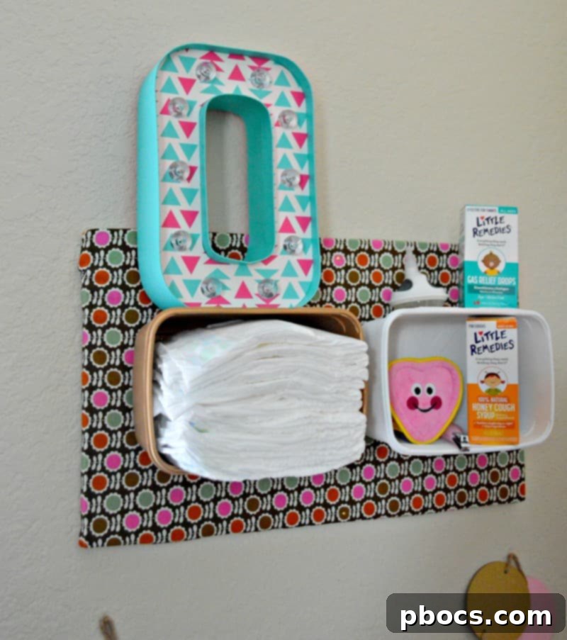 DIY Nursery Organizer