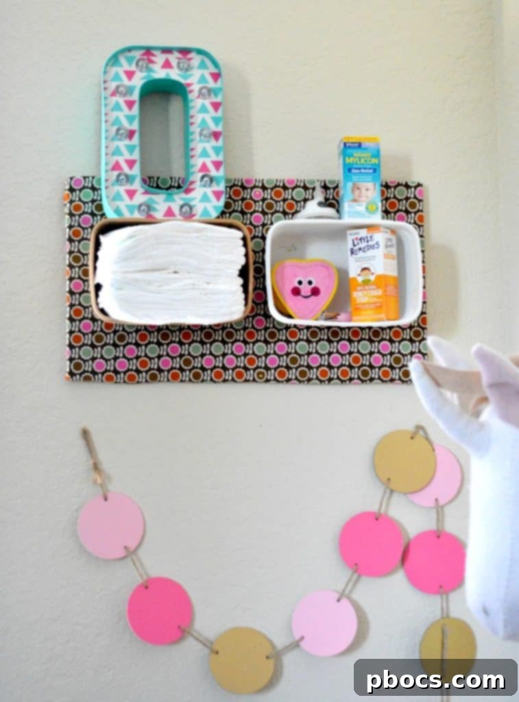 DIY Nursery Organizer