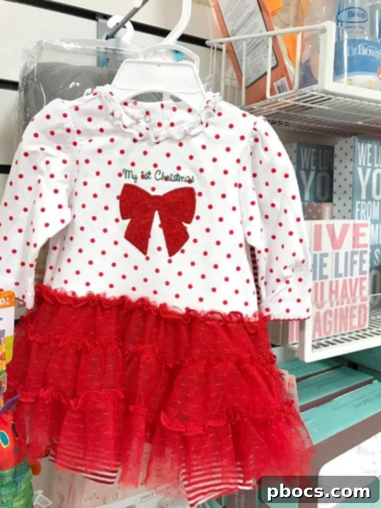 T.J.Maxx Girls Christmas Outfits - Cute pink and gray dress