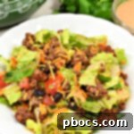 Keto Doritos Ground Beef Salad