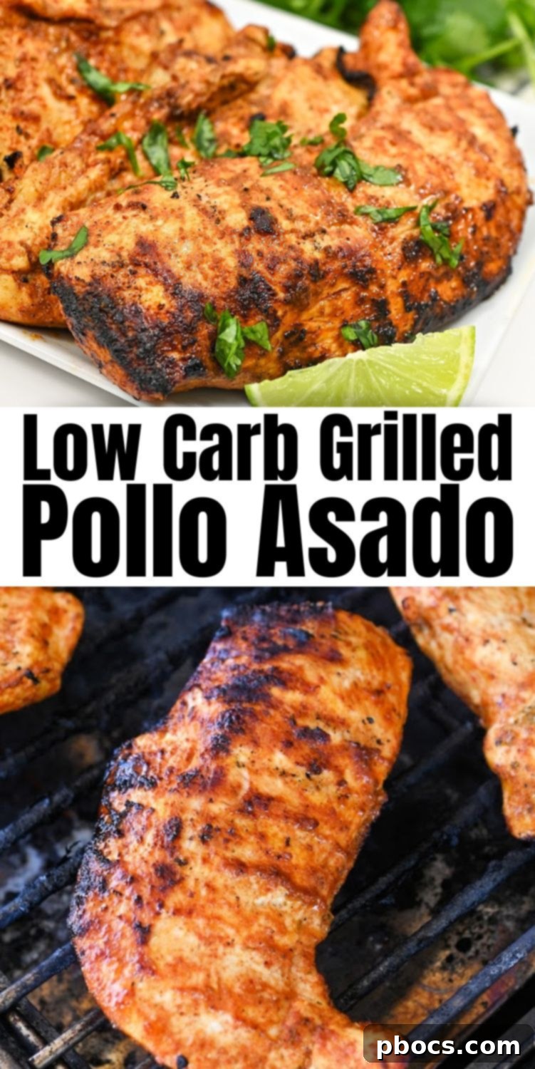 Smoky Low-Carb Grilled Chicken Asado 10 Low-Carb Grilled Chicken Asado Plated