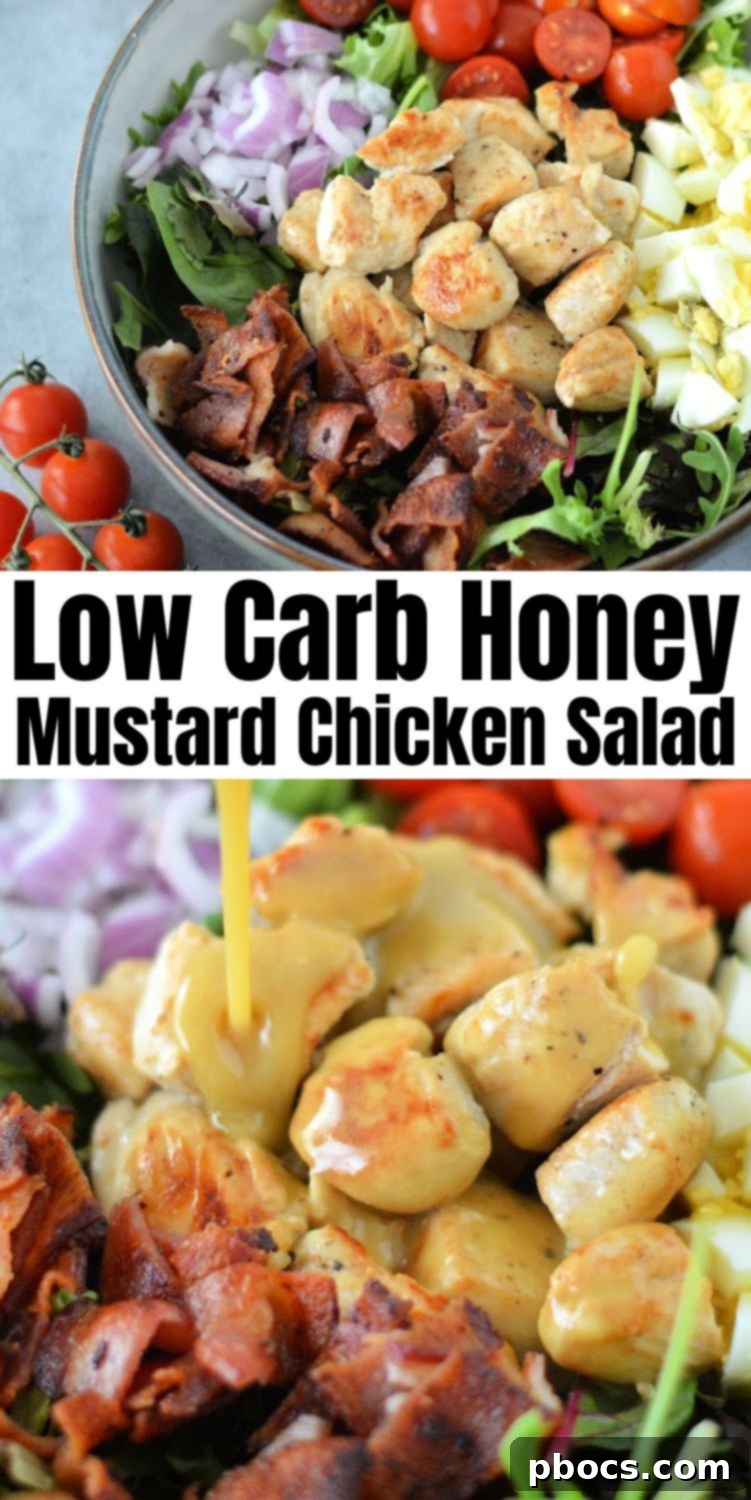 Savory Honey Mustard Chicken Salad Bites 13 Low-Carb Honey Mustard Chicken Salad: perfect for keto and healthy eating