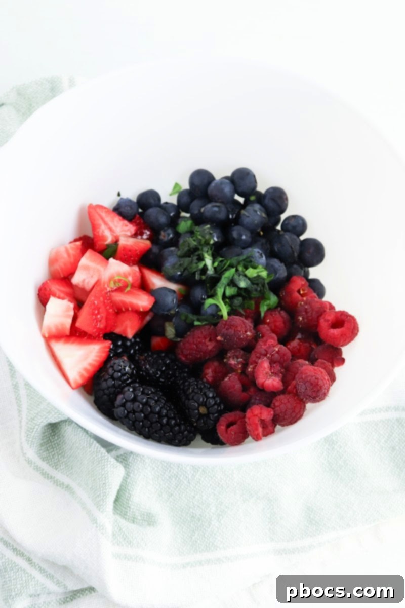 Low Carb Basil Infused Berries and Creamy Cottage Cheese 7 Tips for properly storing fresh berries to keep them fresh longer