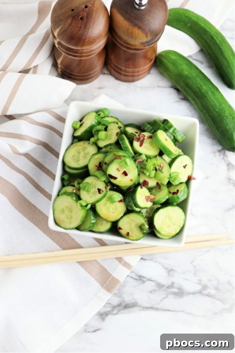 Vibrant Korean Cucumber Salad 4 Ingredients for the Keto Korean Cucumber Salad dressing being whisked in a bowl