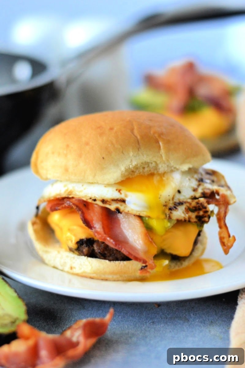 Keto Breakfast Burger