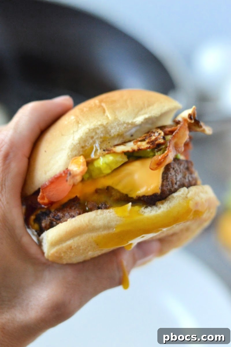 Keto Breakfast Burger