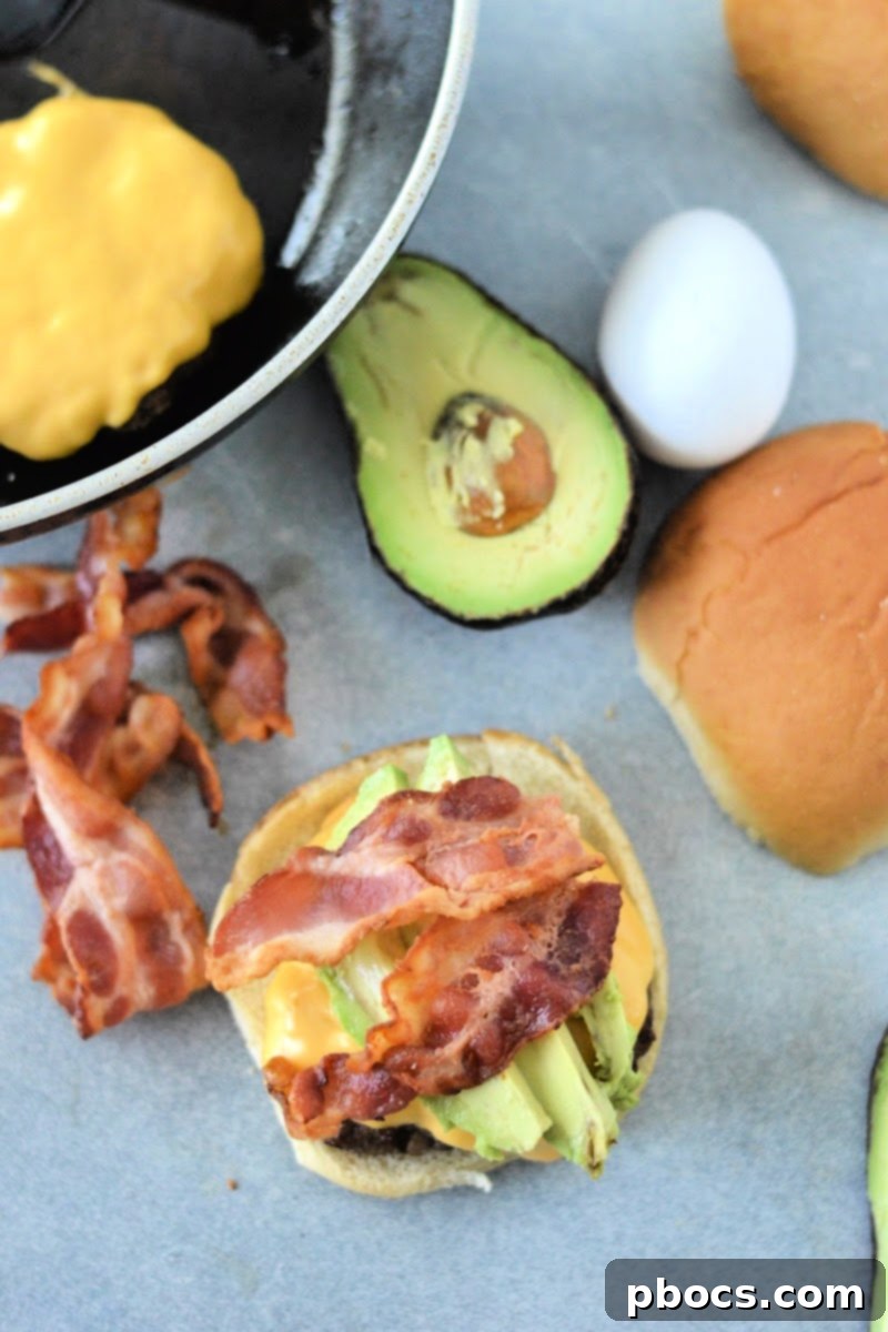 Keto Breakfast Burger