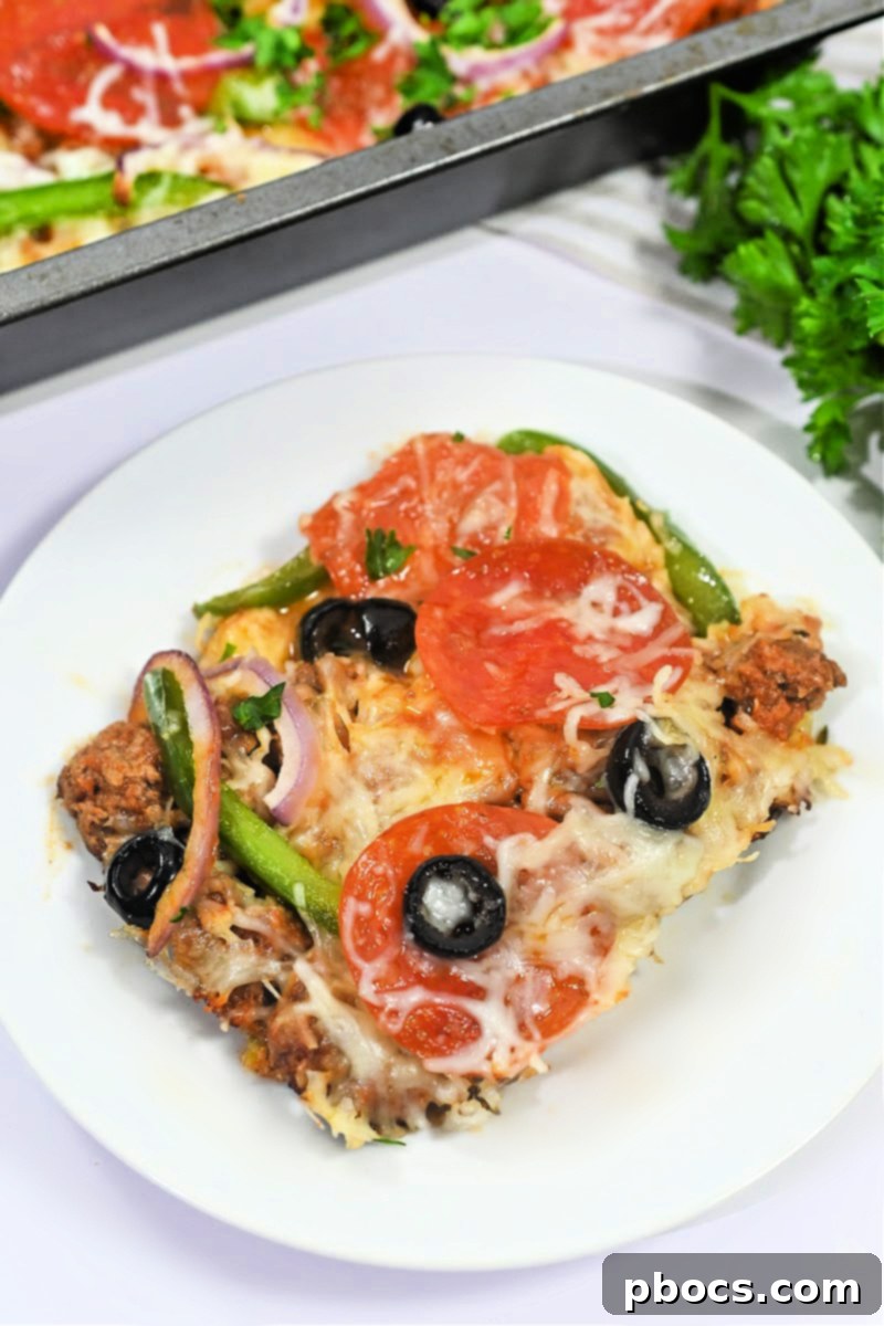 Keto Zucchini Pizza Casserole