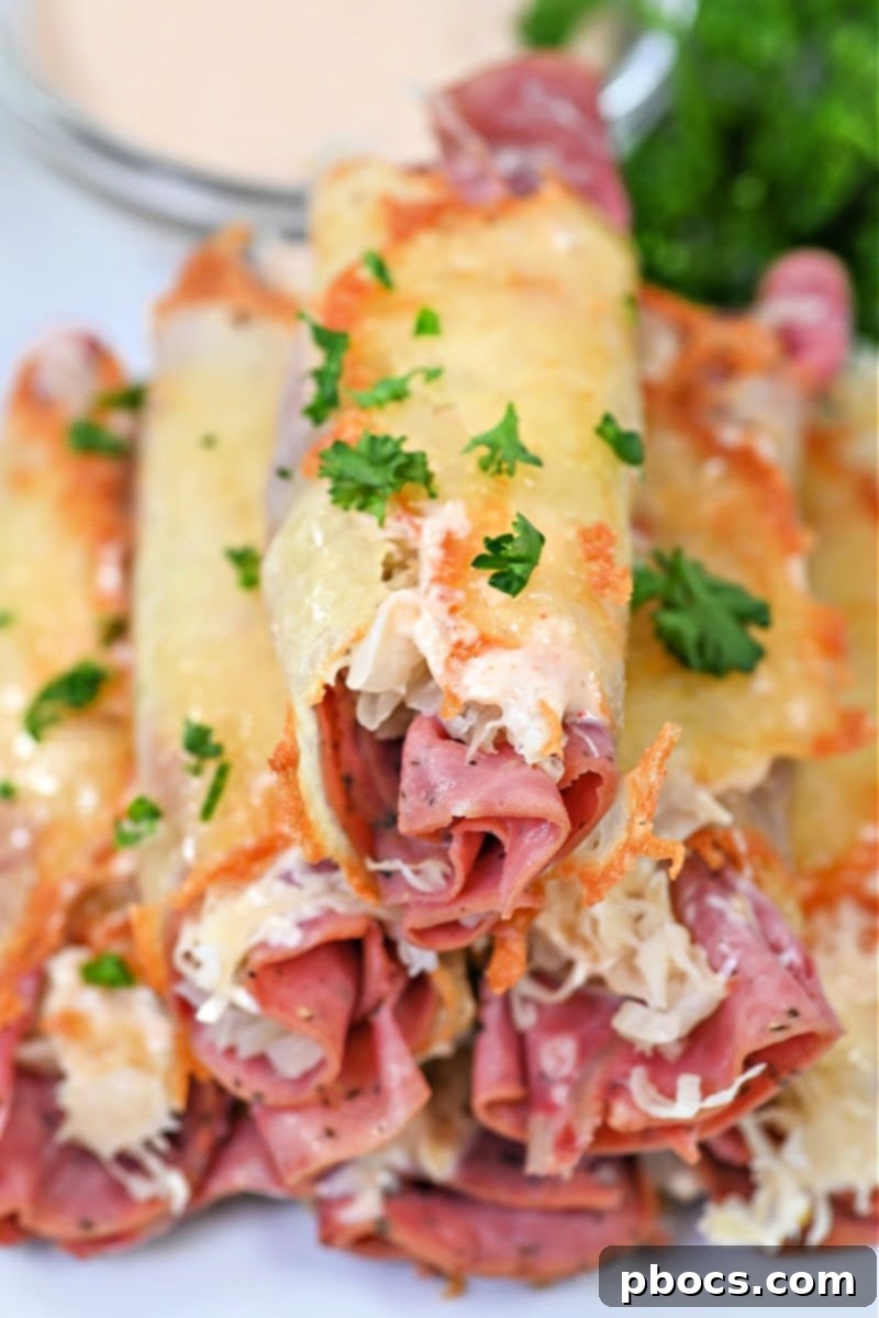 Ingredients for Keto Reuben Roll-Ups, fresh and ready