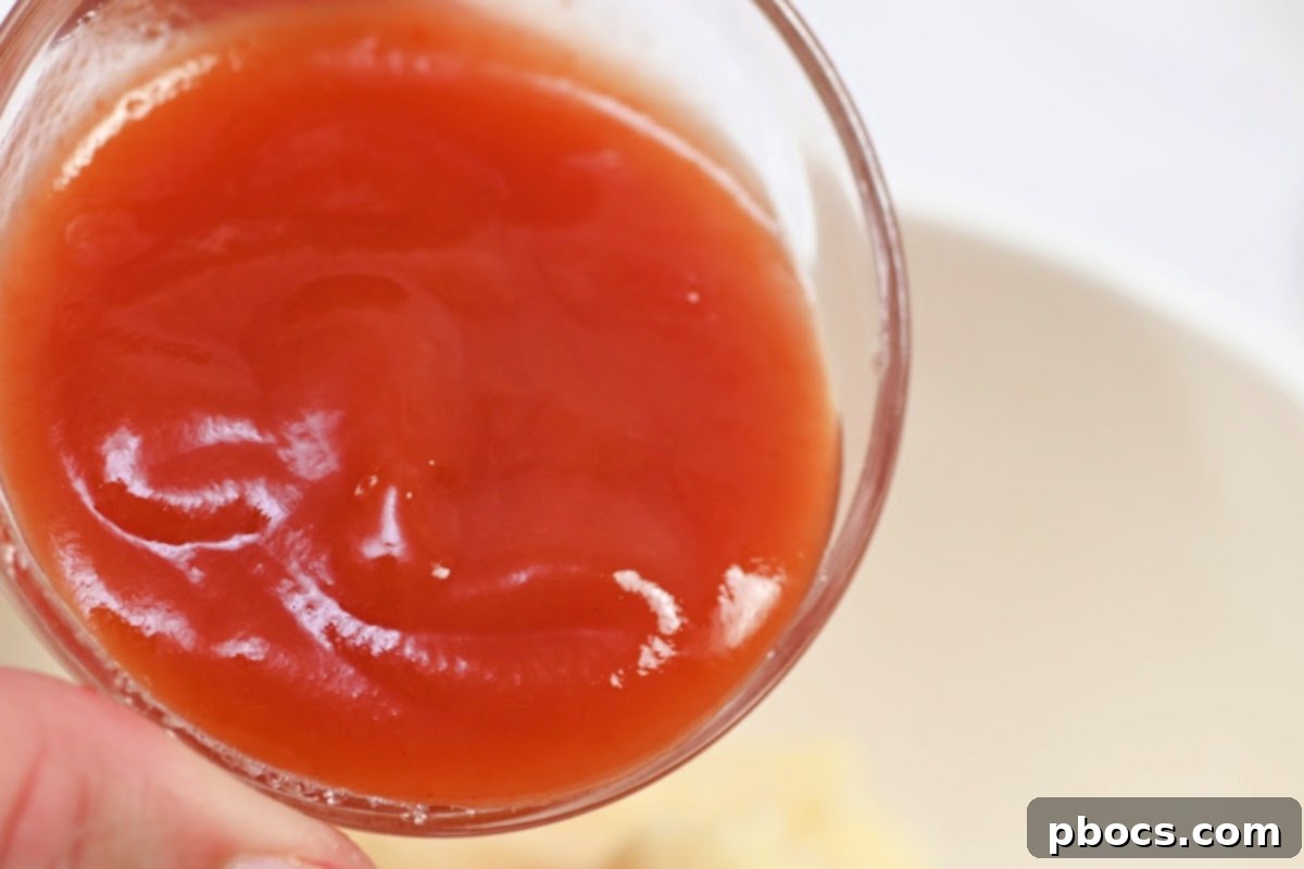 Sugar-Free Ketchup, a key ingredient for the dressing