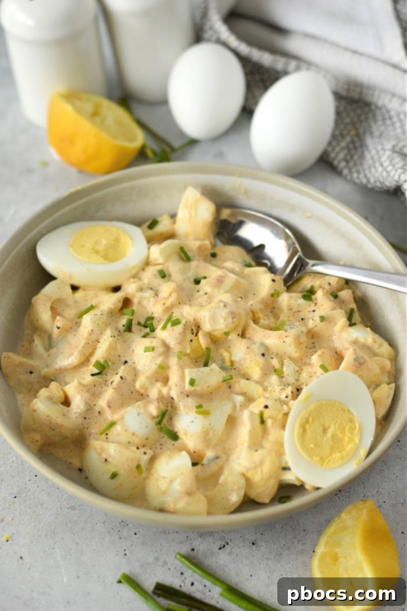 Mediterranean Greek Yogurt Egg Salad 2 Low Carb Greek Yogurt Egg Salad