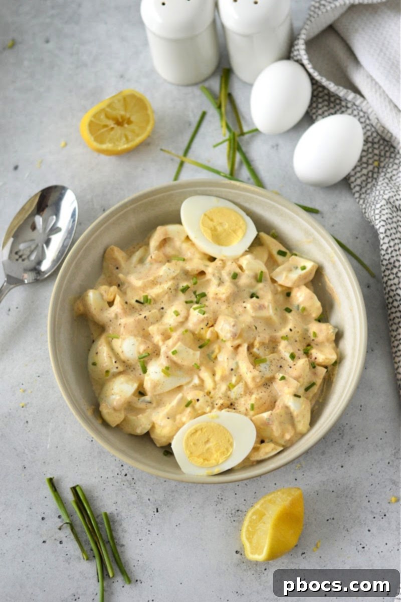 Mediterranean Greek Yogurt Egg Salad 3 Low Carb Greek Yogurt Egg Salad