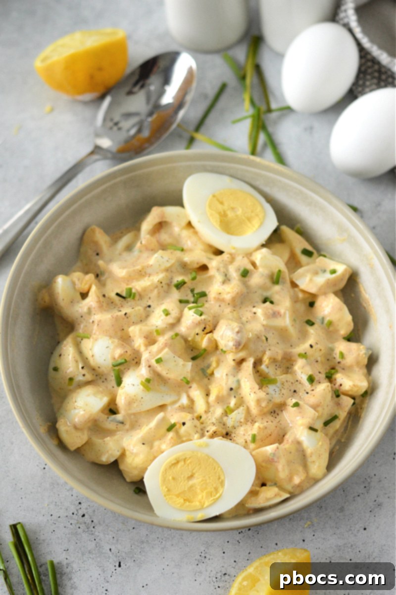Mediterranean Greek Yogurt Egg Salad 4 Low Carb Greek Yogurt Egg Salad