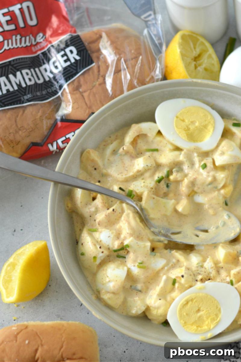 Mediterranean Greek Yogurt Egg Salad 6 Low Carb Greek Yogurt Egg Salad