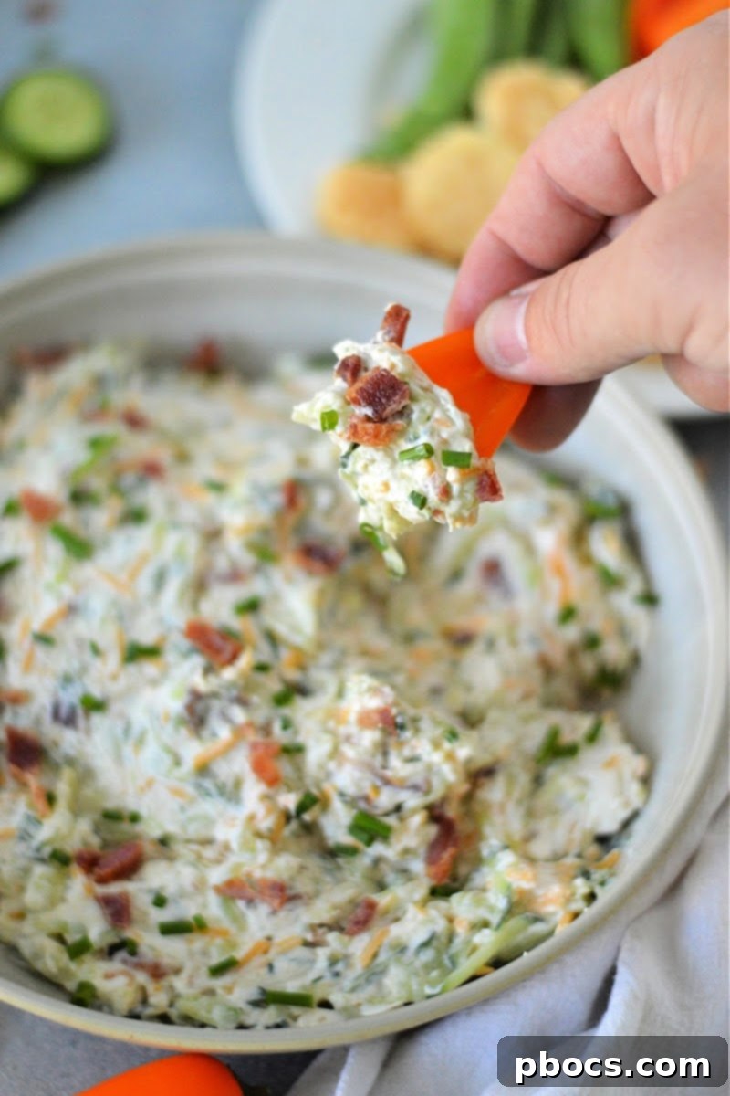 Keto Cucumber Crack Dip