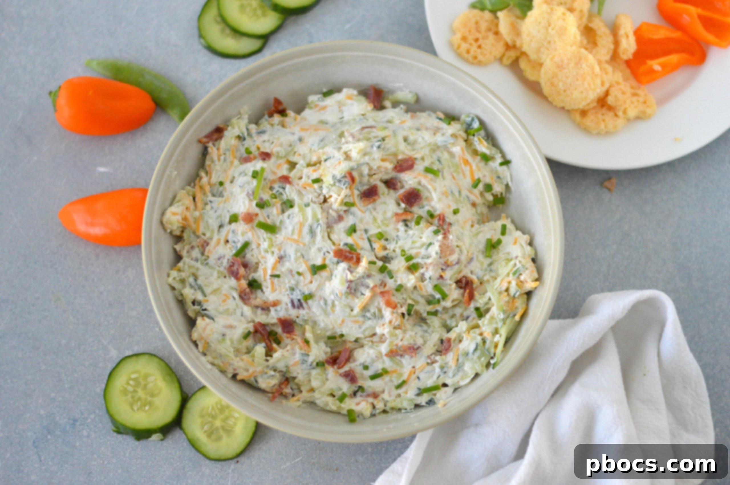 Keto Cucumber Crack Dip