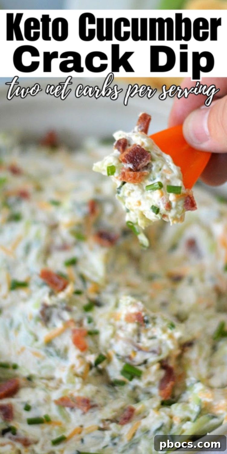 Keto Cucumber Crack Dip