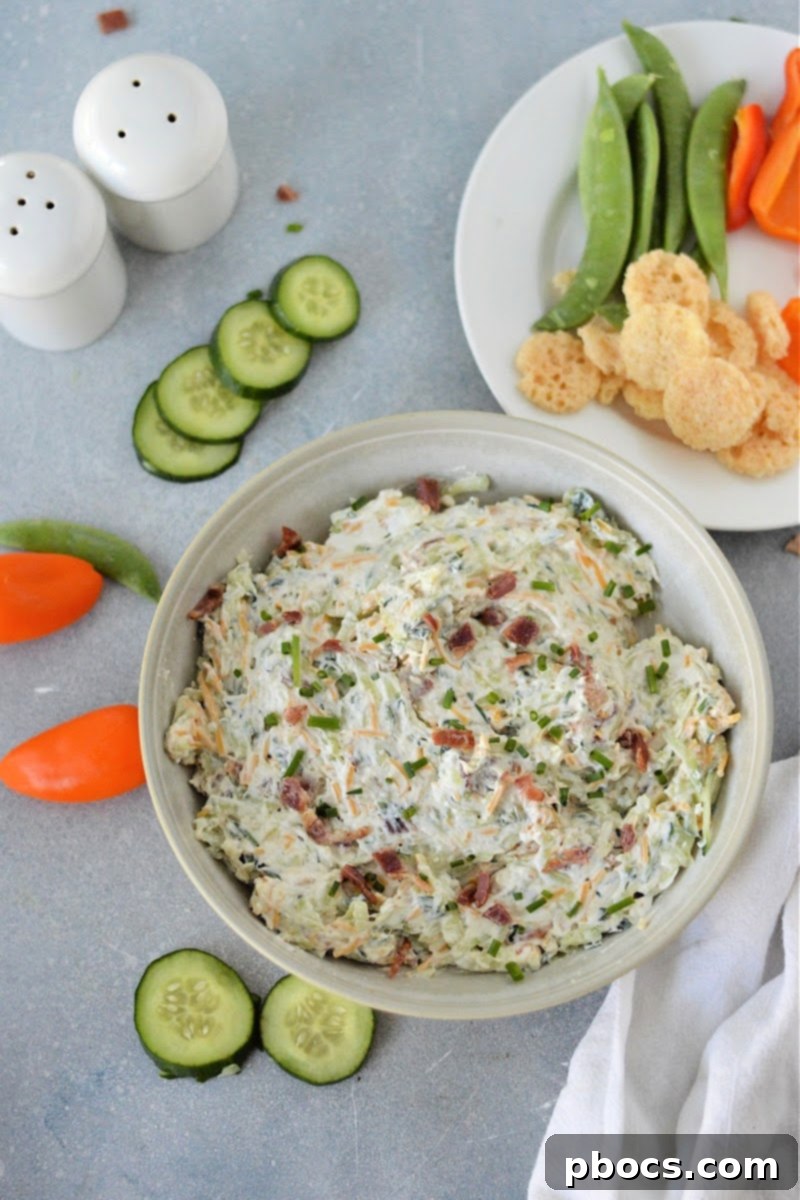 Keto Cucumber Crack Dip