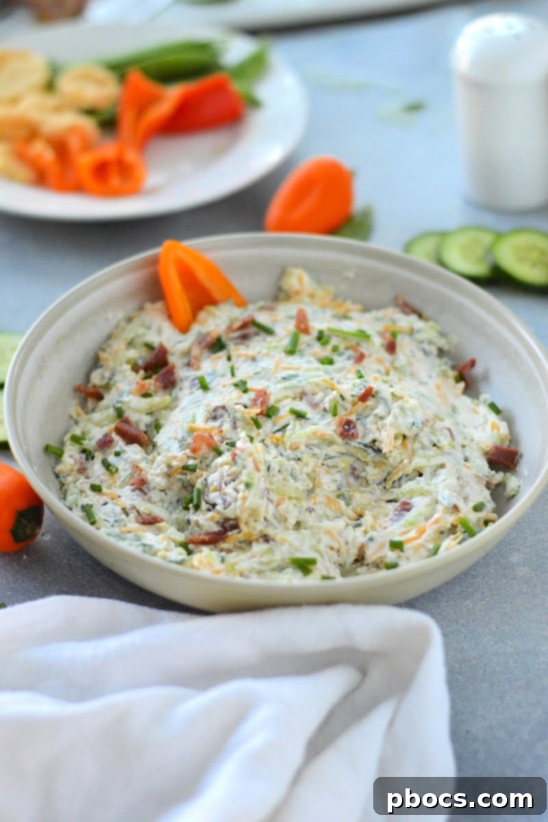 Keto Cucumber Crack Dip