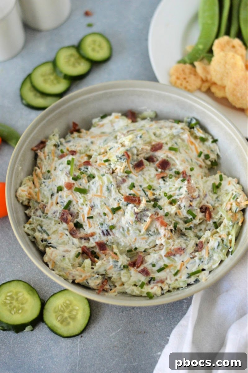 Keto Cucumber Crack Dip