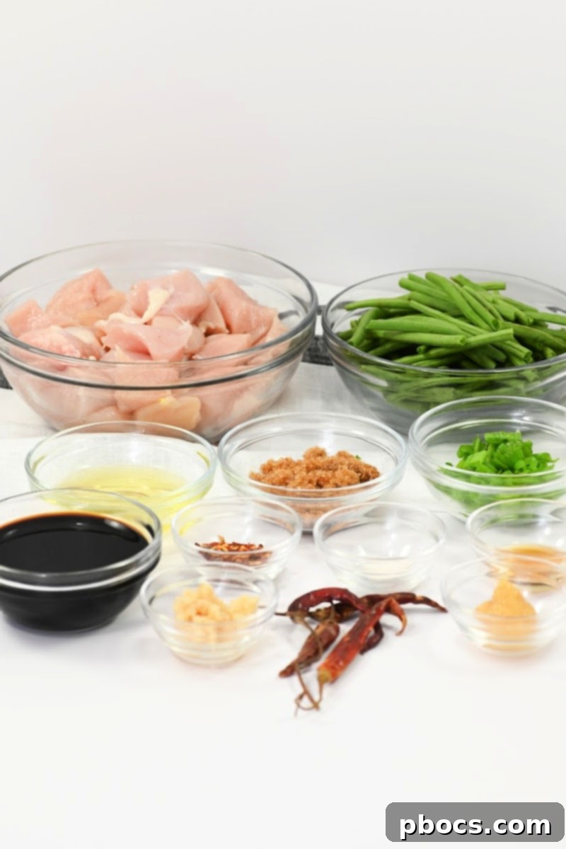 Keto Mongolian Chicken Skillet Ingredients