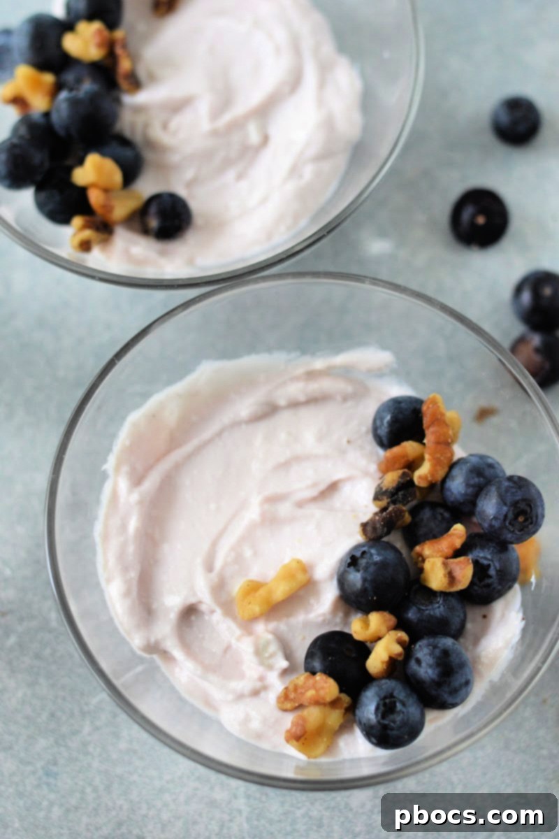Low Carb Blueberry Cottage Cheese Parfait - A Delicious Keto Dessert