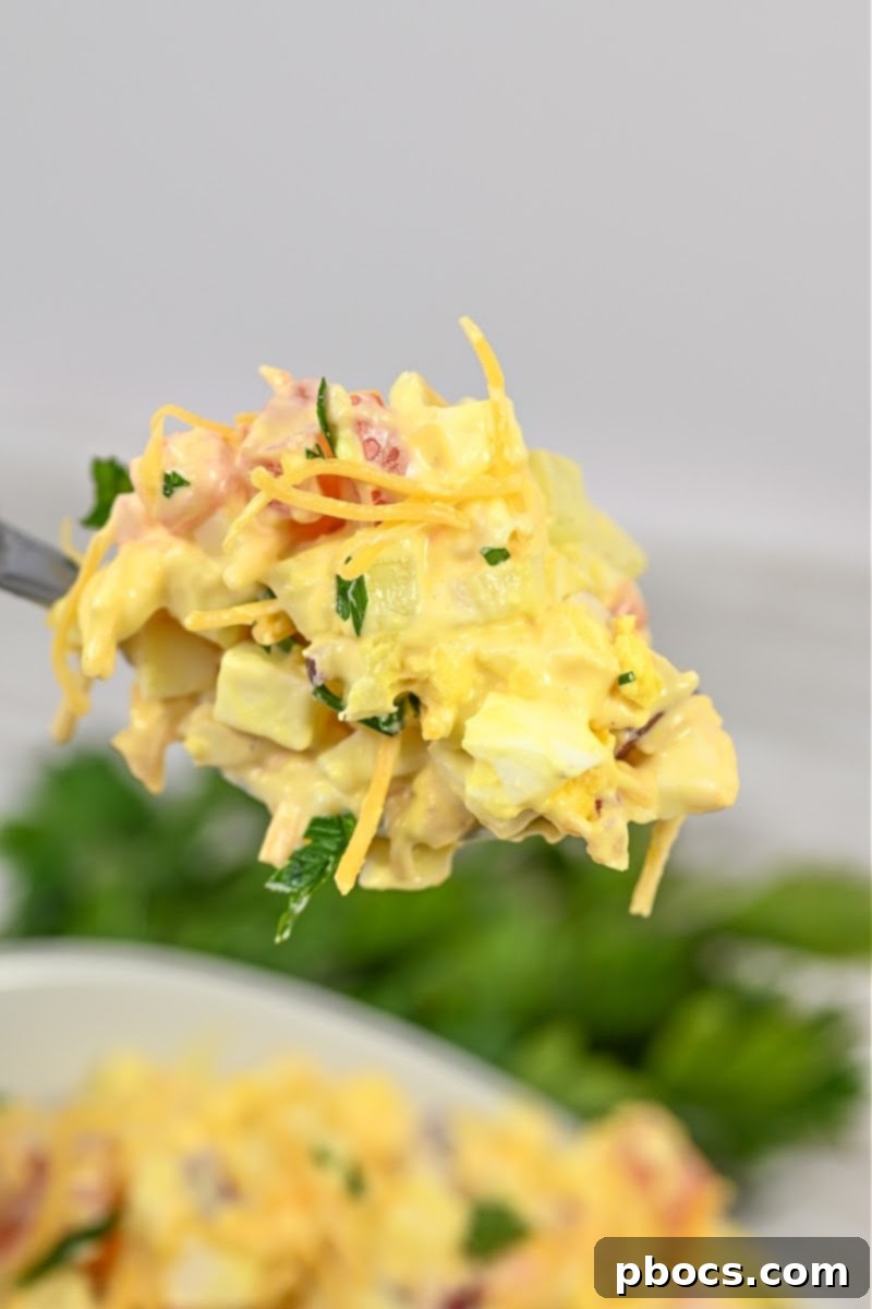 Fresh Keto Tomato Egg Salad with Garden Tomatoes