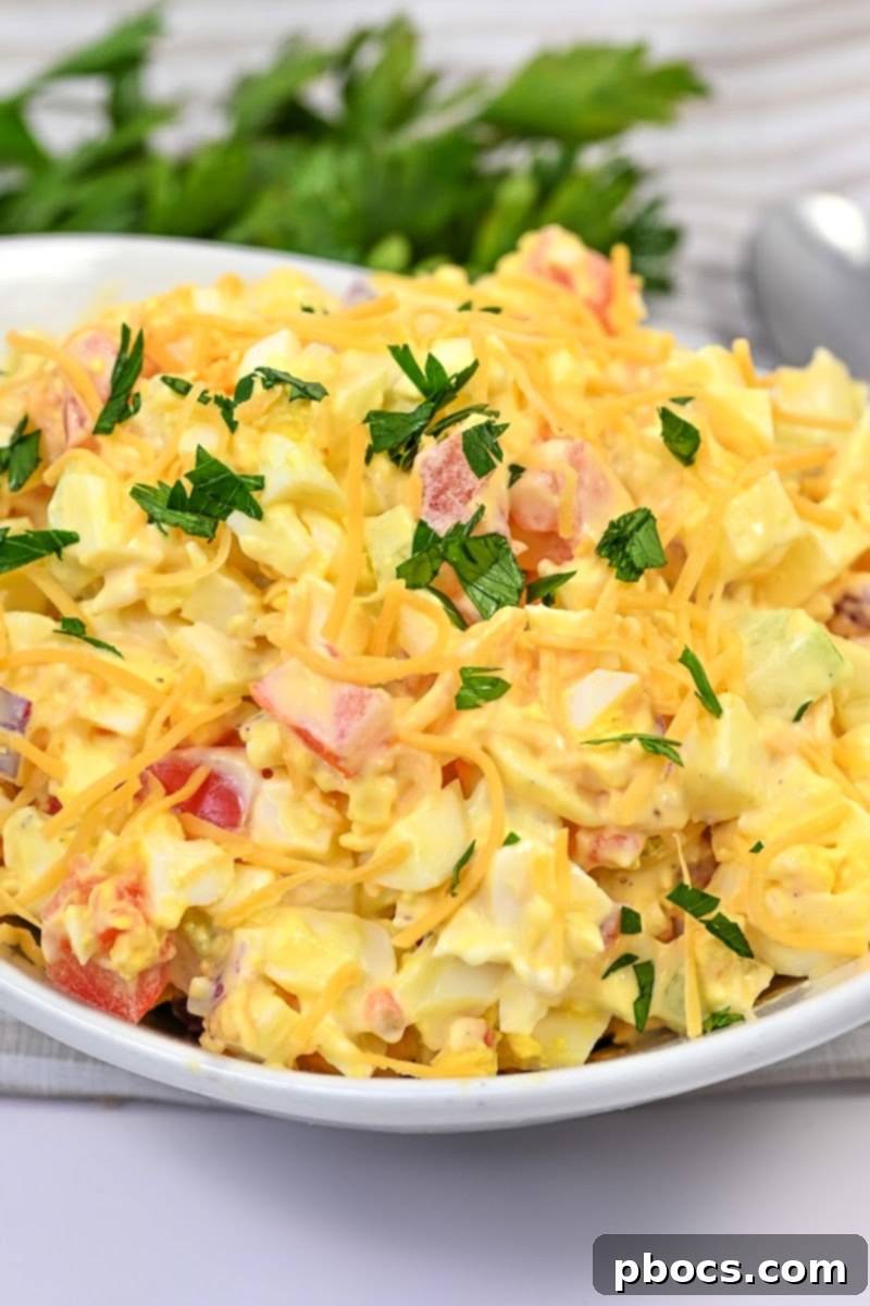 Keto Tomato Egg Salad with Side Dishes