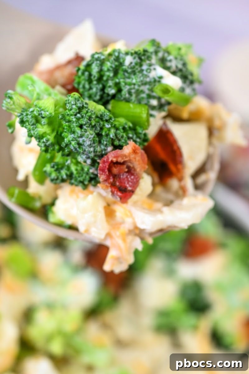 Savory Keto Bacon Ranch Bowl 3 Closeup of Keto Bacon Ranch Chopped Salad with Creamy Dressing