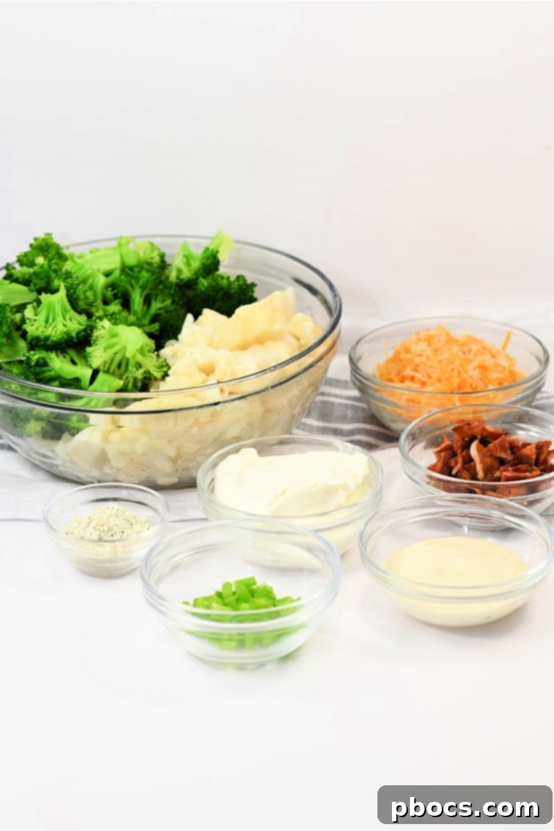 Savory Keto Bacon Ranch Bowl 8 Ingredients for Keto Bacon Ranch Chopped Salad