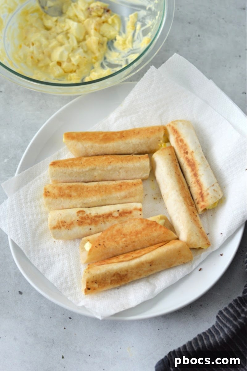 Keto Japanese Egg Salad Roll-Ups featuring a creamy filling in a low-carb tortilla