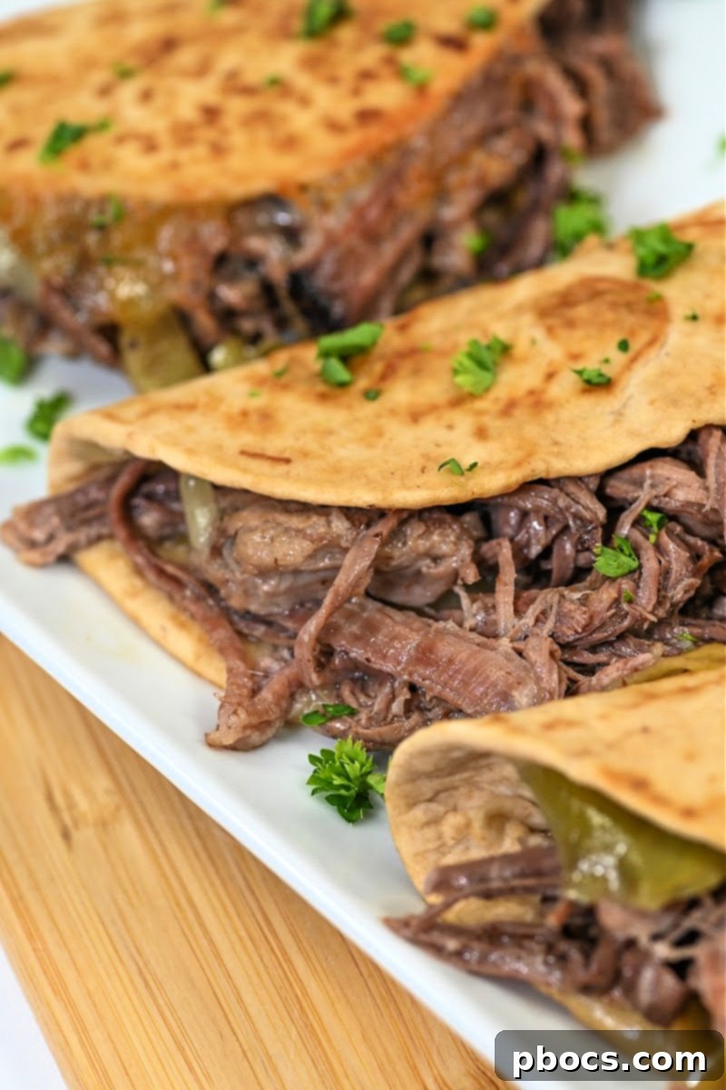 Keto Mississippi Pot Roast Tacos with dipping sauce