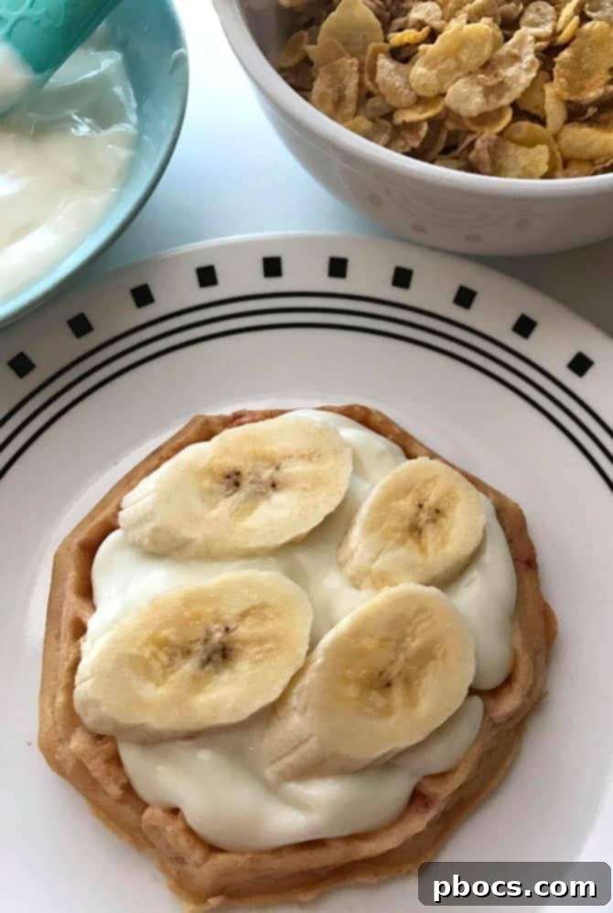 Adding yogurt to the waffle layers