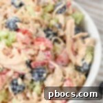 Keto Summer Berry Chicken Salad
