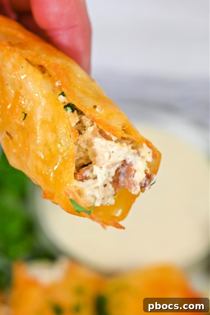 Keto Chicken Bacon Ranch Pinwheels 3 Keto Chicken Bacon Ranch Roll-Ups - Close up