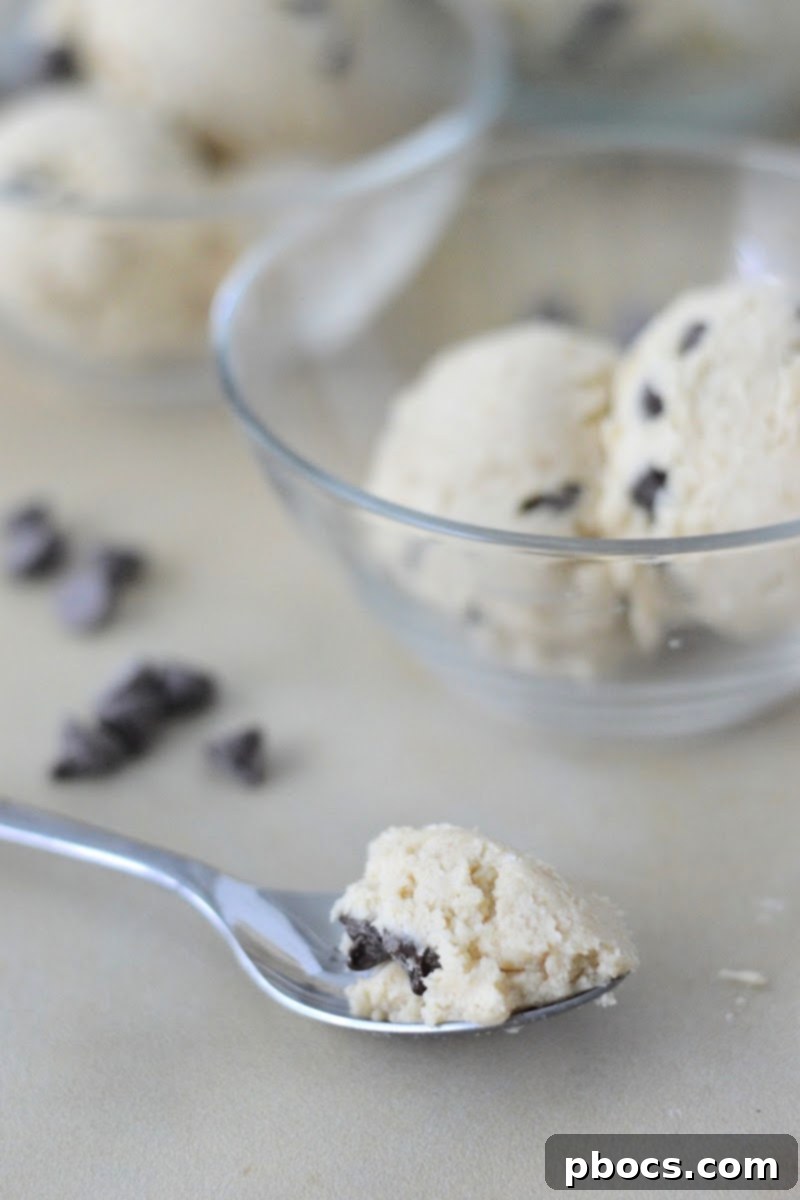 Keto Cottage Cheese Edible Cookie Dough