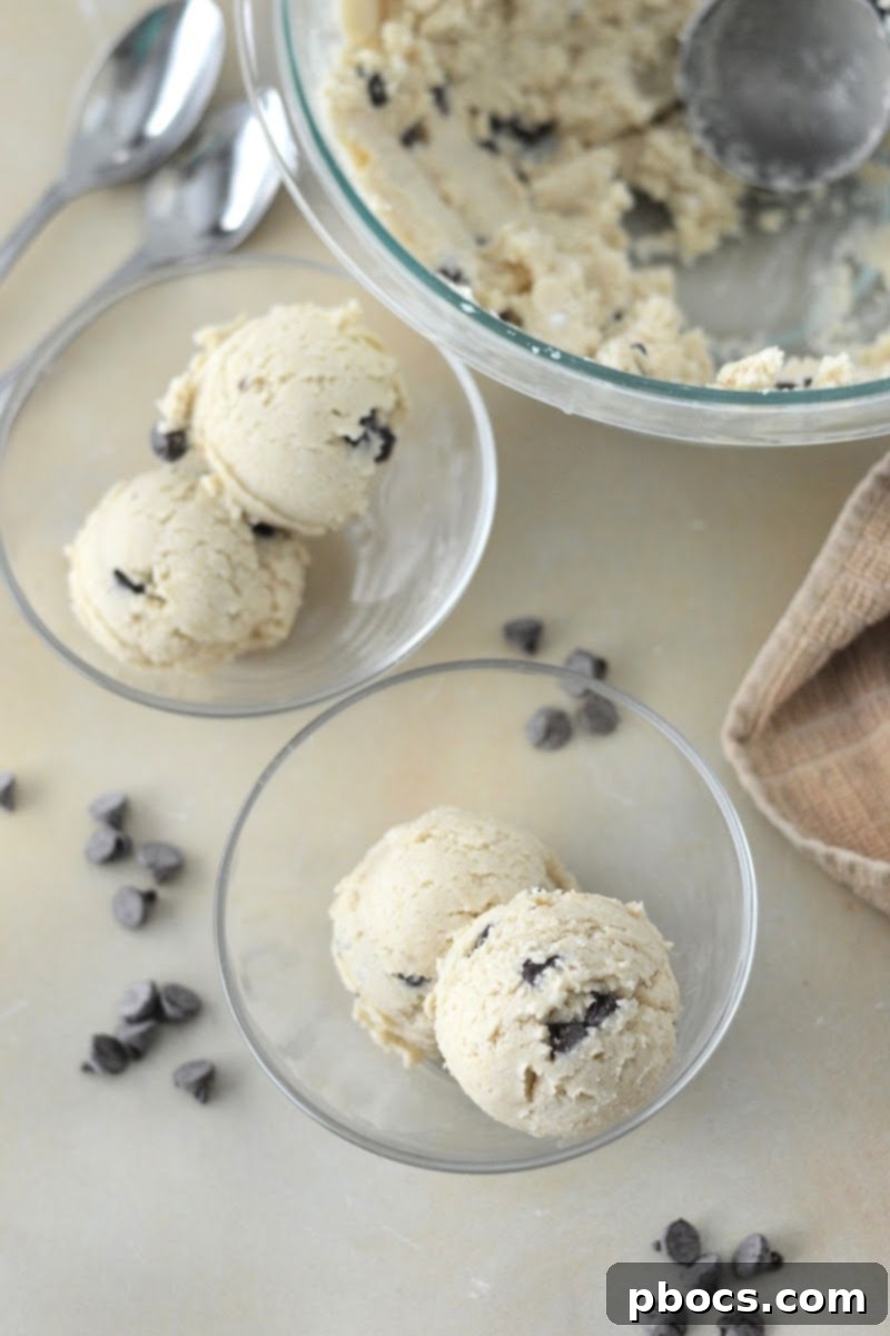 Keto Cottage Cheese Edible Cookie Dough