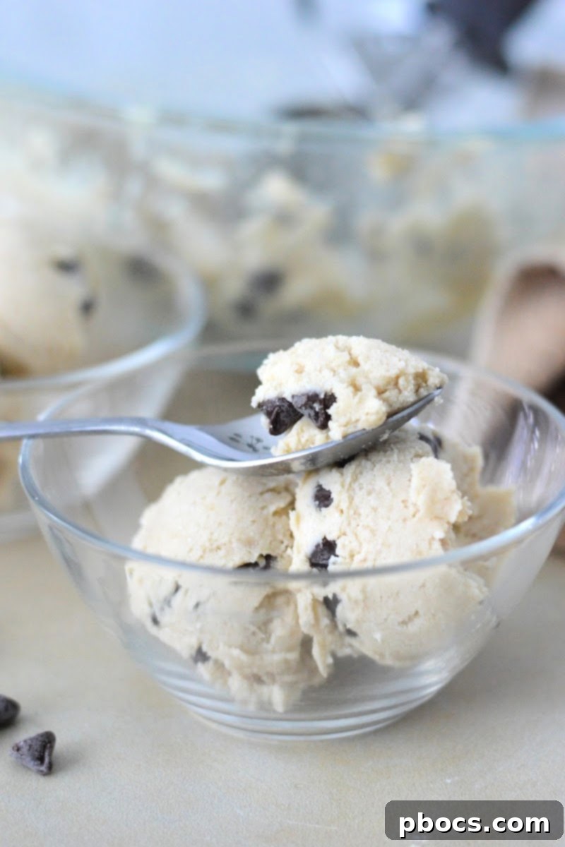 Keto Cottage Cheese Edible Cookie Dough