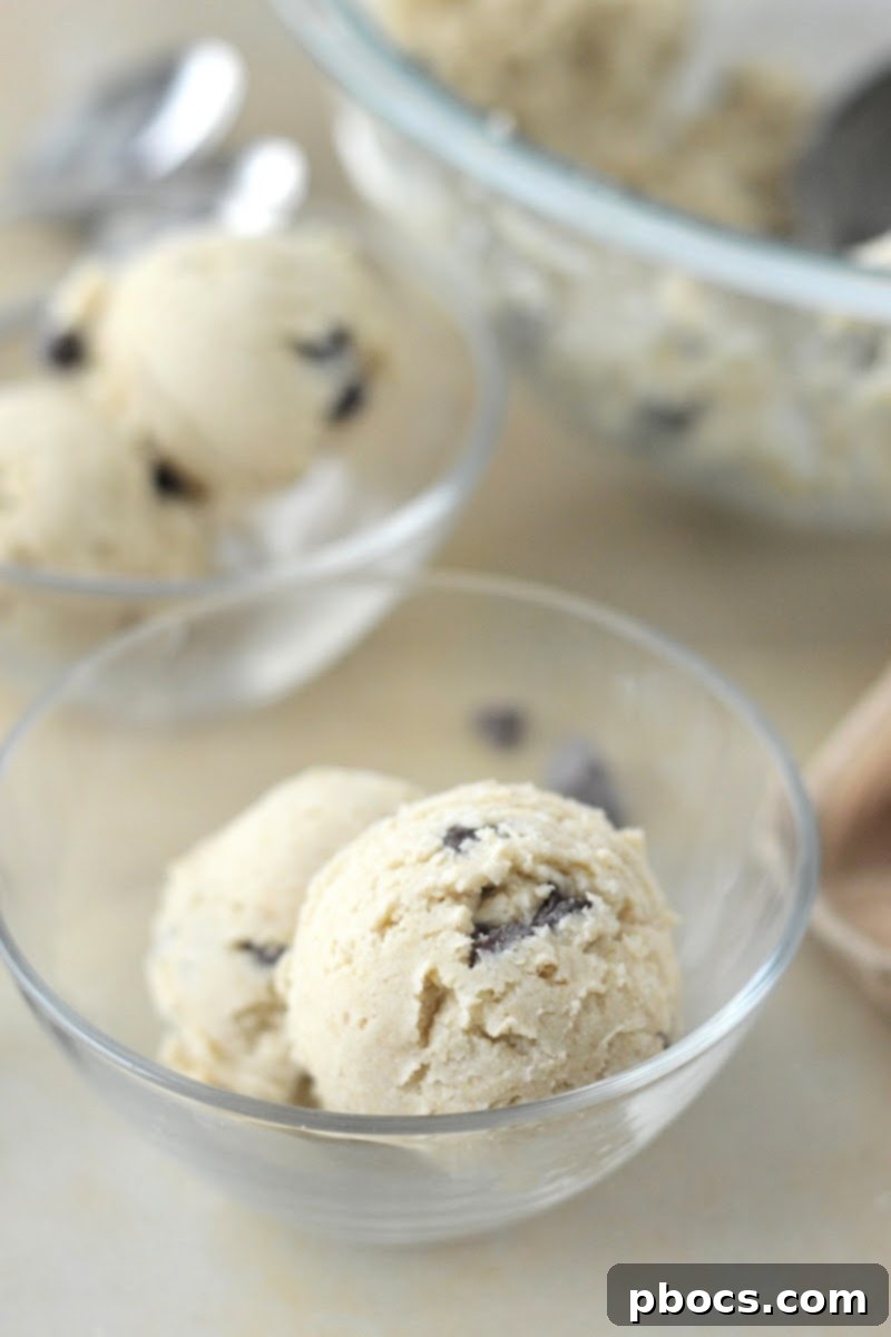 Keto Cottage Cheese Edible Cookie Dough