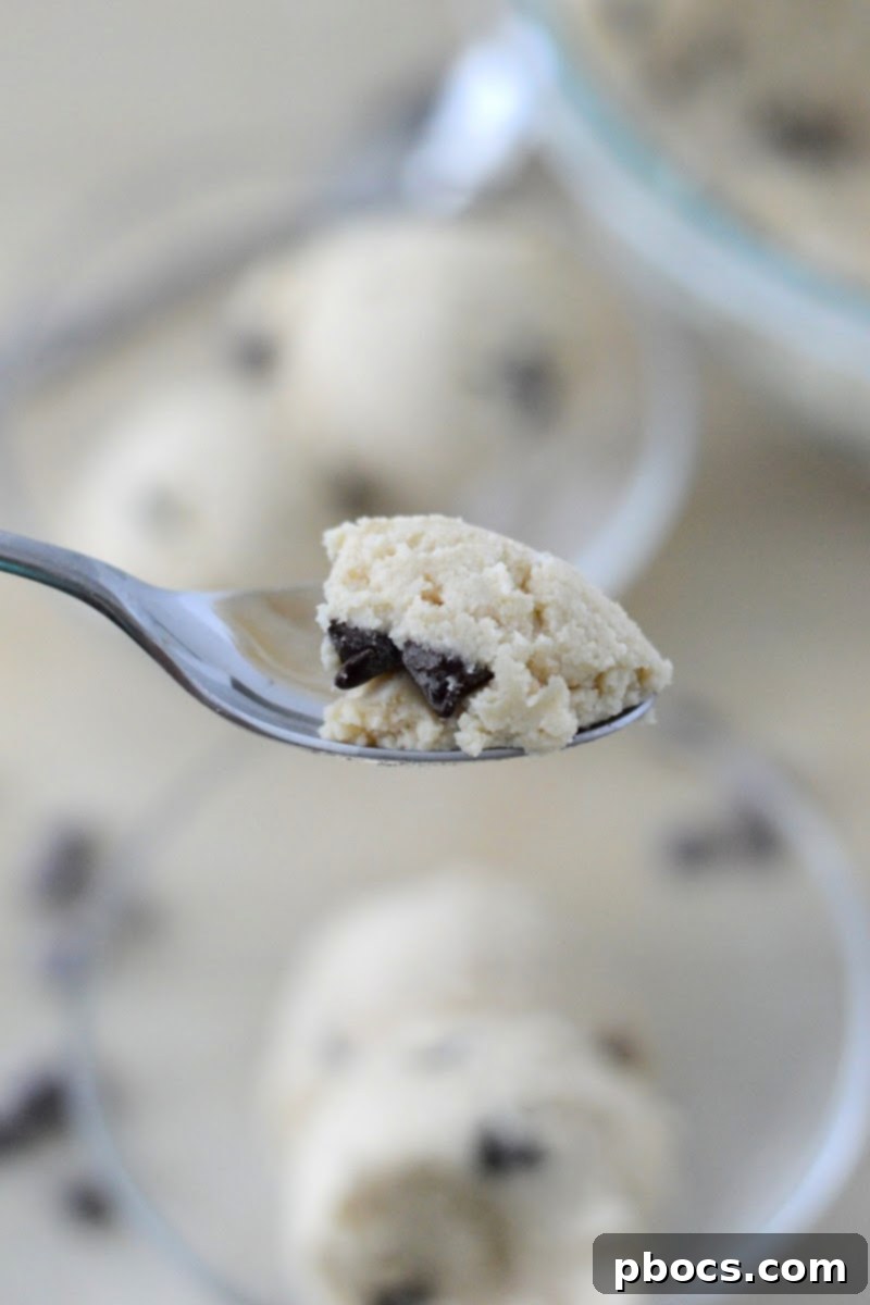 Keto Cottage Cheese Edible Cookie Dough