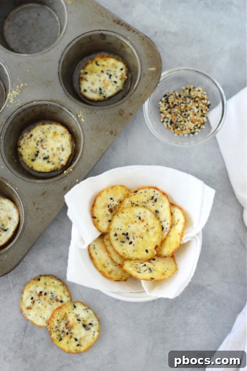 Batch of baked Zero Net Carb Chips cooling