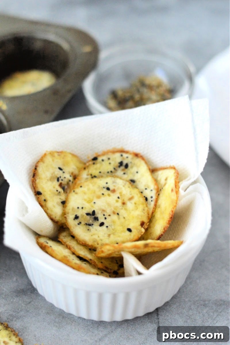 Serving of Keto Zero Net Carb Chips in a bowl