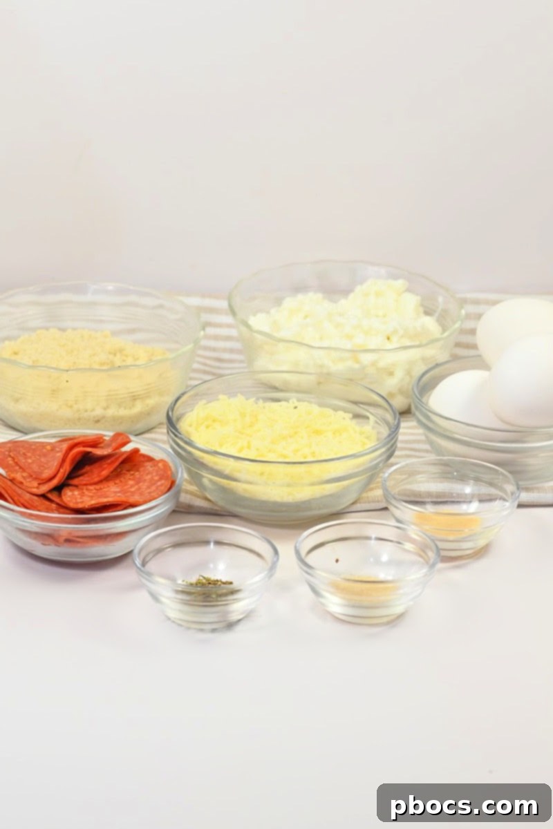 Keto Pizza Poppers 8 Ingredients for Keto Cottage Cheese Pizza Muffins