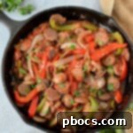 Keto Sausage and Peppers Scallopini