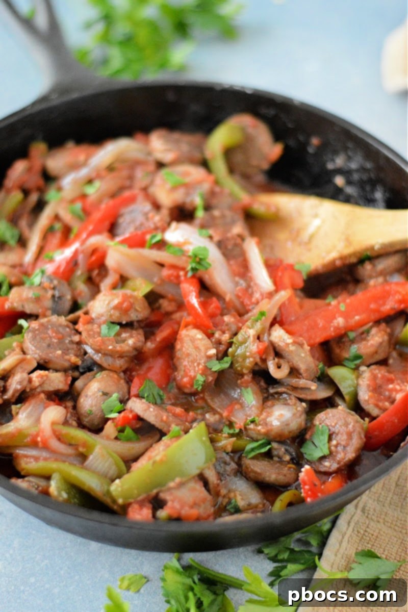 Ideal Keto Sides to Serve with Sausage and Peppers Scallopini