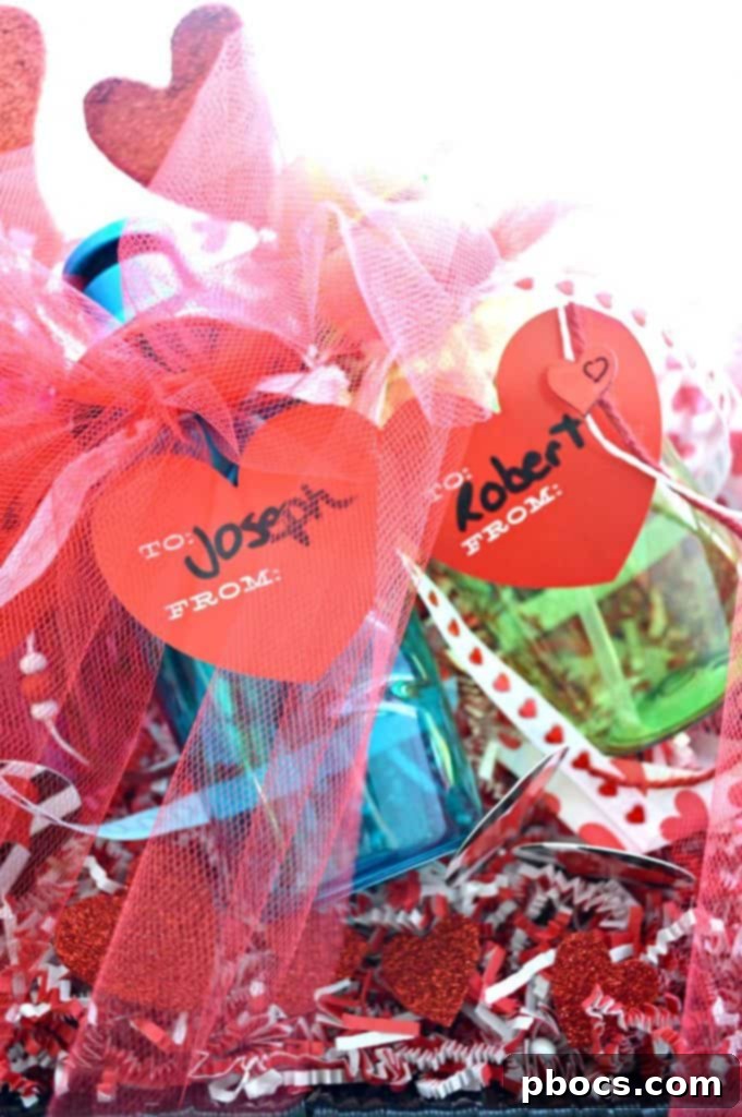 DIY Valentine's Day Water Bottles