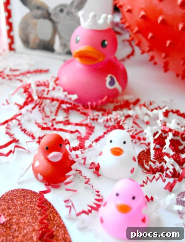 Baby's first Valentine's Day gift - princess rubber duck