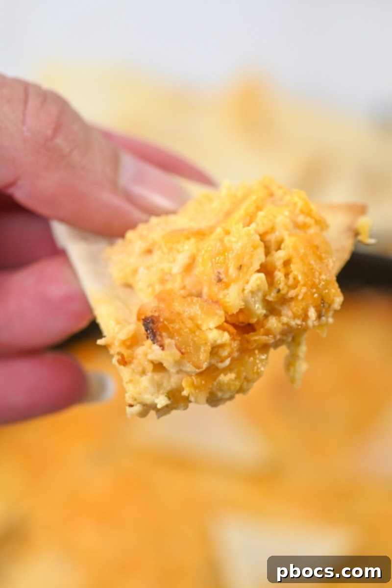 Keto Jack O Lantern Buffalo Chicken Dip